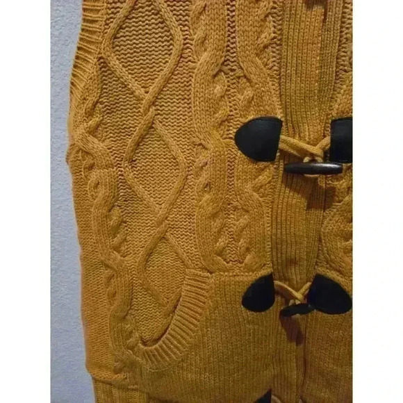 ZenLily Women's Clay Hooded Vest Sweater Size M Casual Fisherman Old Money - Picture 3 of 15